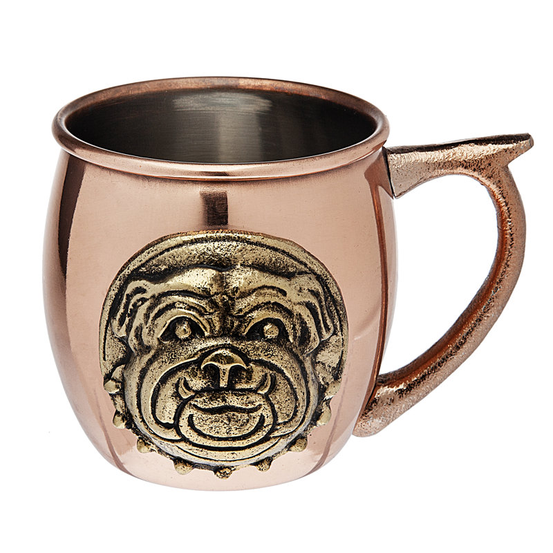 Godinger Silver Art Co Bulldog 20 oz. Copper Moscow Mule Mug & Reviews